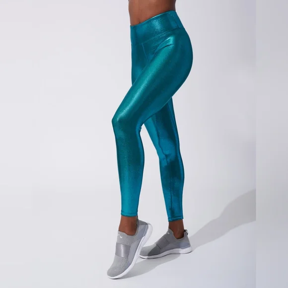 Heroine Sport Metallic Lagoon Legging Set - Picture 3 of 7